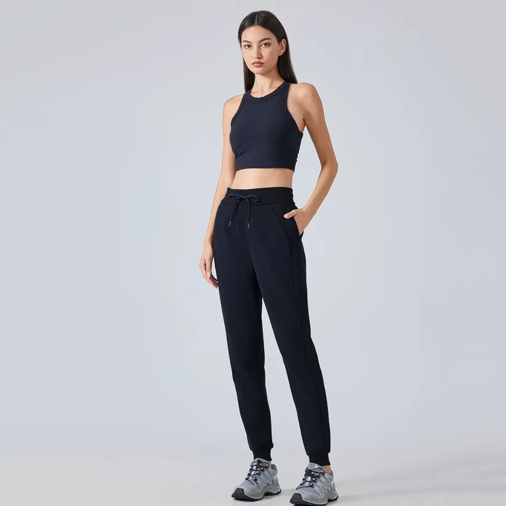 Custom Logo Women Workout Sweatpants Joggers workout clothes supplier