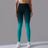 High Waist Butt Lifting Candy Gradient Yoga Pants