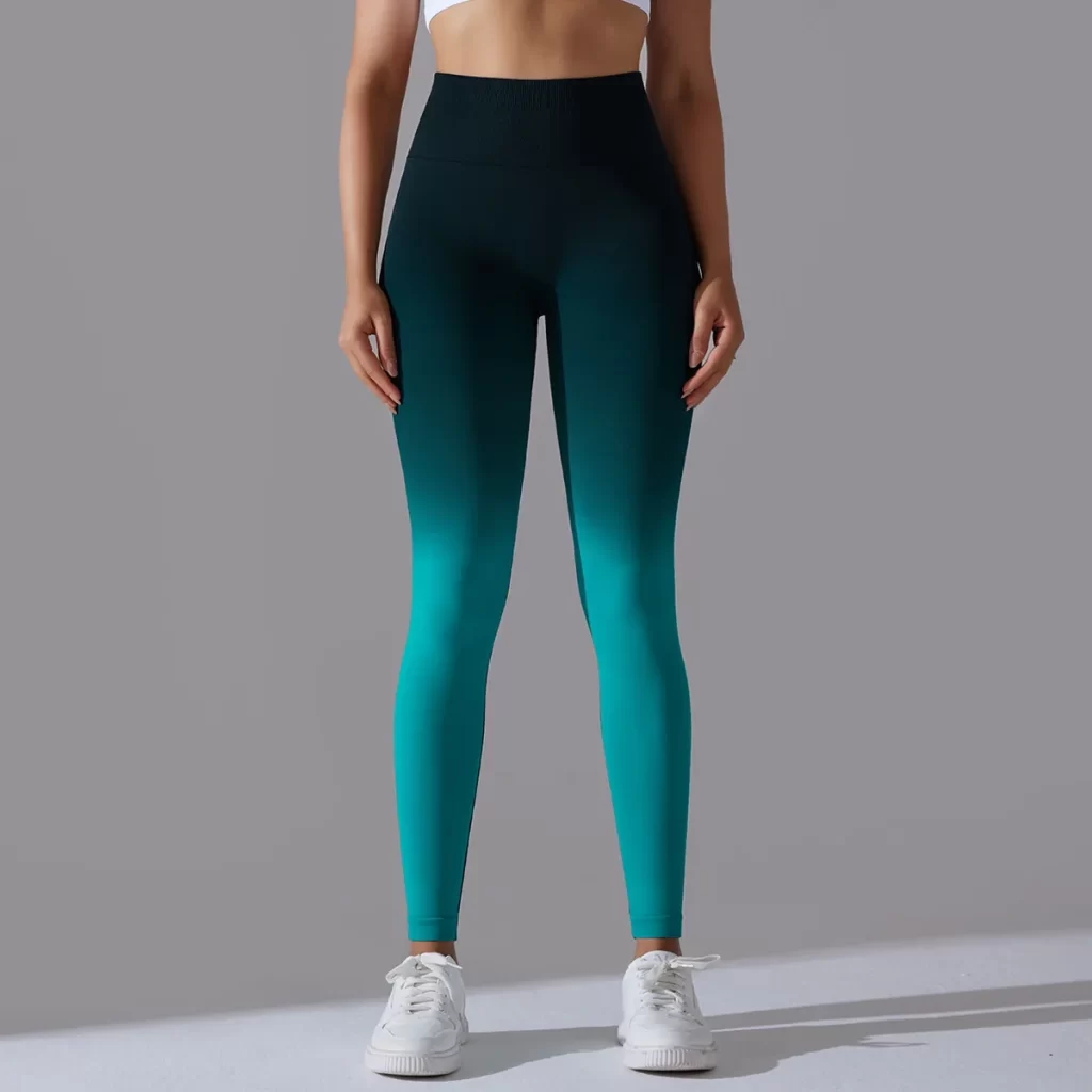 High Waist Butt Lifting Candy Gradient Yoga Pants