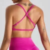 Women Workout Fitness Seamless Adjustable Bra