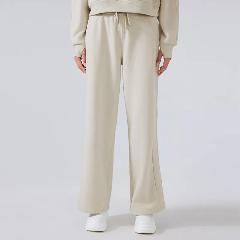 athletic clothing suppliers Drawstring Baggy Sweatpants High Waisted Casual Trousers Jogger Pant