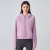 Wholesale Women's Full Zip Up Hoodie Fall Casual Jacket