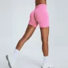 Seamless High Waisted Shorts with Tummy Control