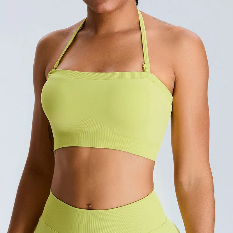 Wholesale Seamless Adjustable Straps Sports Bra