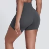 Elite Collection-Fitness Shorts for Women High Waist Butt Lifting V Cut Running Shorts