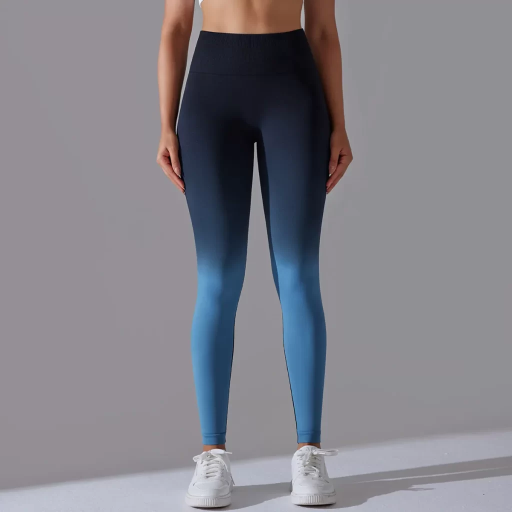 High Waist Butt Lifting Candy Gradient Yoga Pants wholesale activewear suppliers