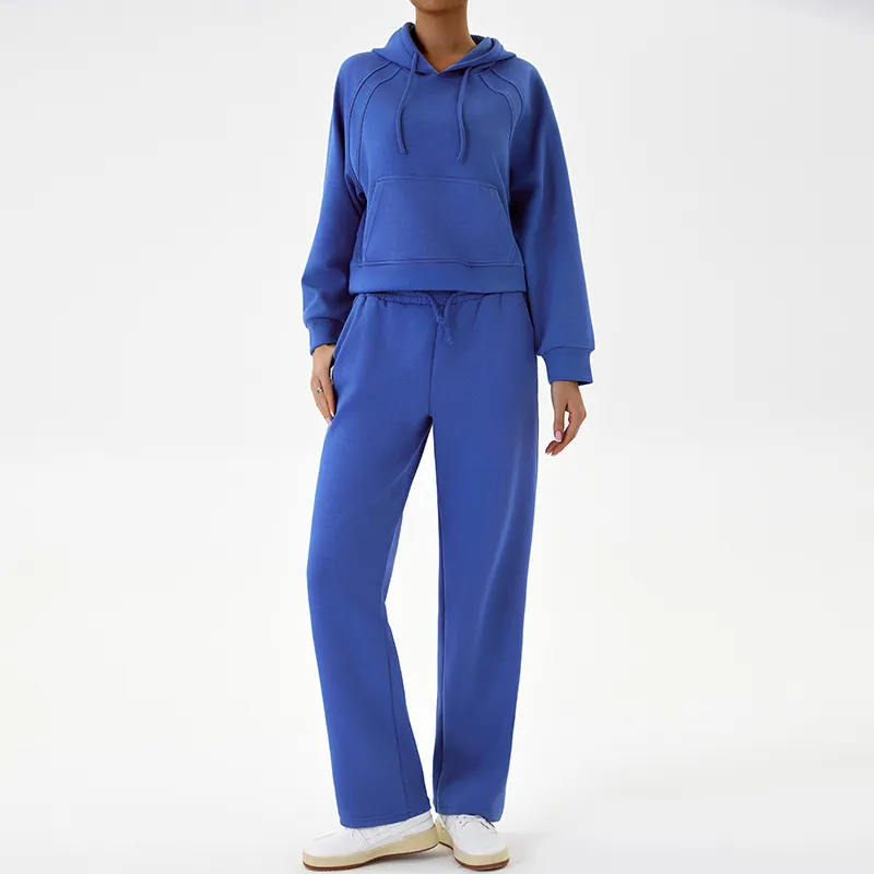 Women Tracksuits Casual Hoodie Outfits with Pockets