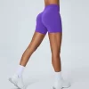 Seamless High Waisted Shorts with Tummy Control