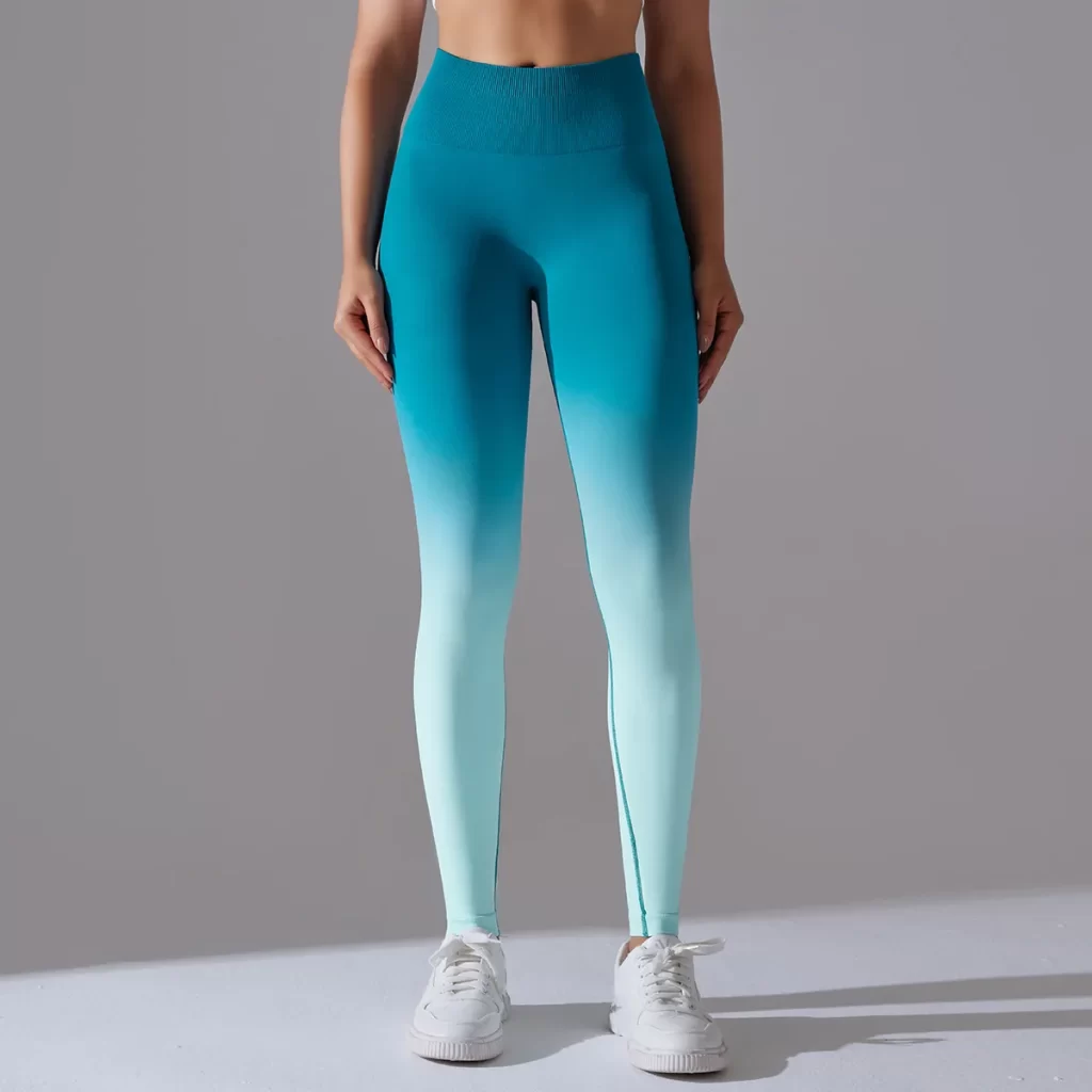 High Waist Butt Lifting Candy Gradient Yoga Pants