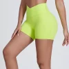Elite Collection-Fitness Shorts for Women High Waist Butt Lifting V Cut Running Shorts