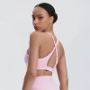 Elite Collection-Soft Cross Back Padded Bra for Workout Yoga