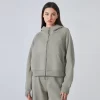 ale Women's Full Zip Up Hoodie Fall Casual Jacket fitness wholesale clothing