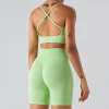 Wholesale Workout Fitness Seamless Adjustable Straps Bra yoga wear suppliers