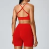 Wholesale Workout Fitness Seamless Adjustable Straps Bra yoga wear suppliers