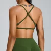 Women Workout Fitness Seamless Adjustable Bra