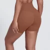 Elite Collection-Fitness Shorts for Women High Waist Butt Lifting V Cut Running Shorts