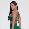 Elite Collection-Soft Cross Back Padded Bra for Workout Yoga