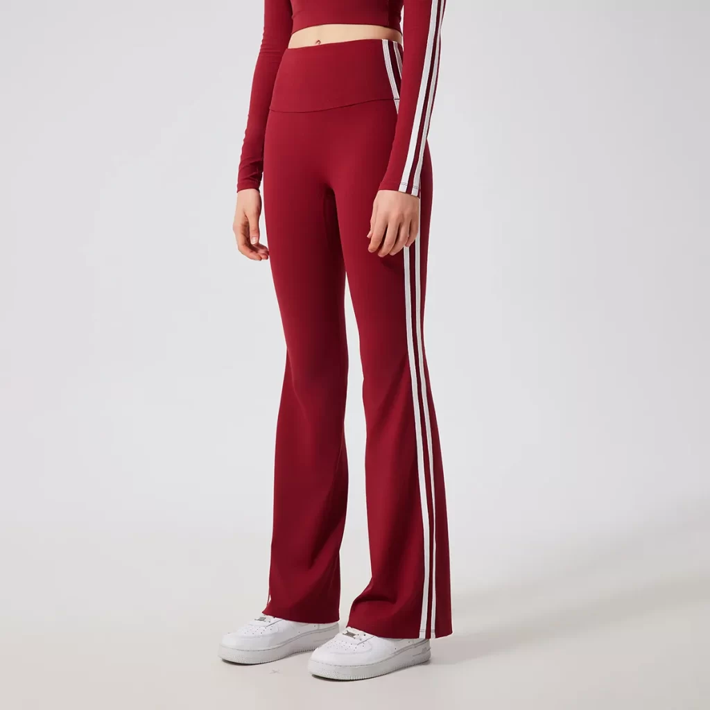 High Waist Yoga Running Butt Lifting Flare Leggings