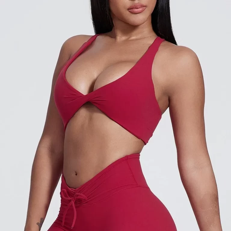 Elite Collection-Sexy Twist Front Workout Yoga Bra