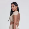 Elite Collection-Backless Short Sleeve Yoga Crop Tops