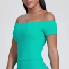 Elite Collection-Off Shoulder Soft Cute Sexy Slim Fit Tops