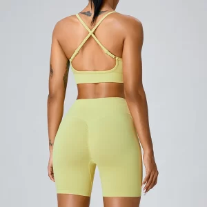 Wholesale Workout Fitness Seamless Adjustable Straps Bra