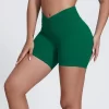 Elite Collection-Fitness Shorts for Women High Waist Butt Lifting V Cut Running Shorts