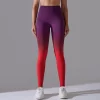 High Waist Butt Lifting Candy Gradient Yoga Pants Wholesale Clothing