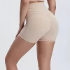 Elite Collection-Fitness Shorts for Women High Waist Butt Lifting V Cut Running Shorts