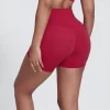 Elite Collection-Fitness Shorts for Women High Waist Butt Lifting V Cut Running Shorts