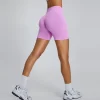 Fitness Yoga Seamless High Waist Butt Lifting Shorts custom shorts manufacturer