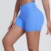 Elite Collection-Fitness Shorts for Women High Waist Butt Lifting V Cut Running Shorts
