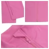 Women's Cropped Running Workout Jackets Zip Slim Fit Athletic Tops with Thumb Holes