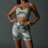 Tie Dye Seamless Women Workout Fitness Set