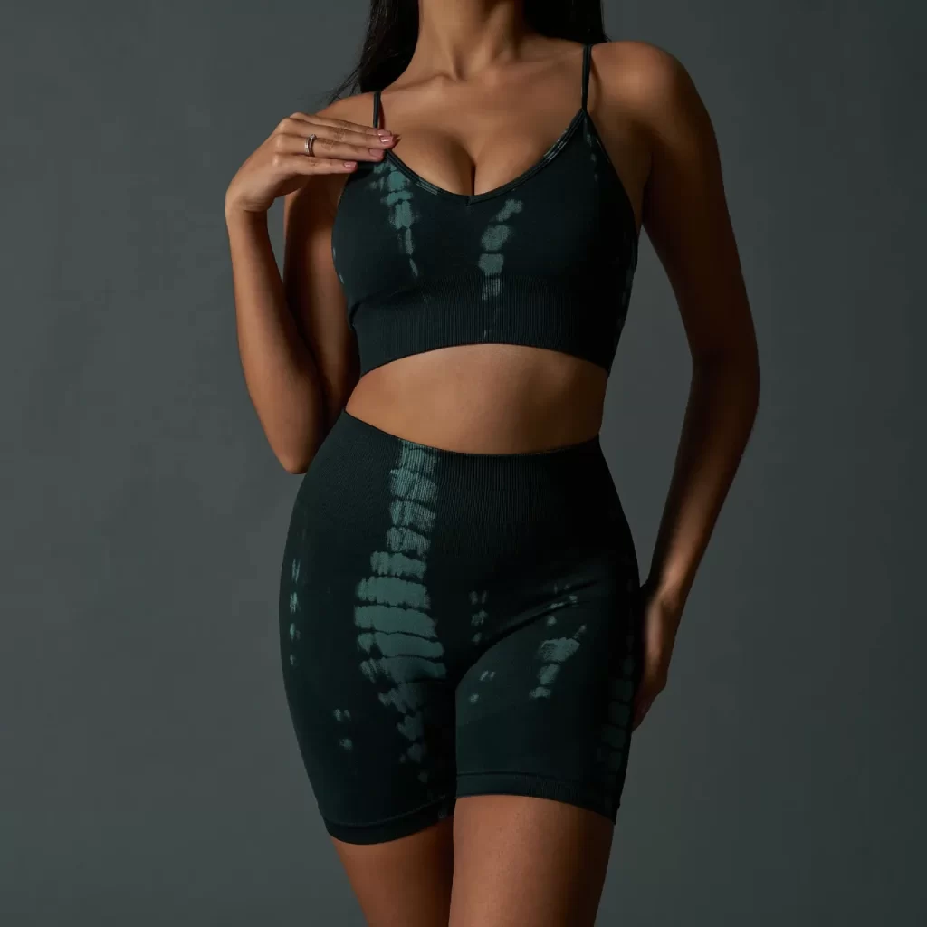 Tie Dye Seamless Women Workout Fitness Set