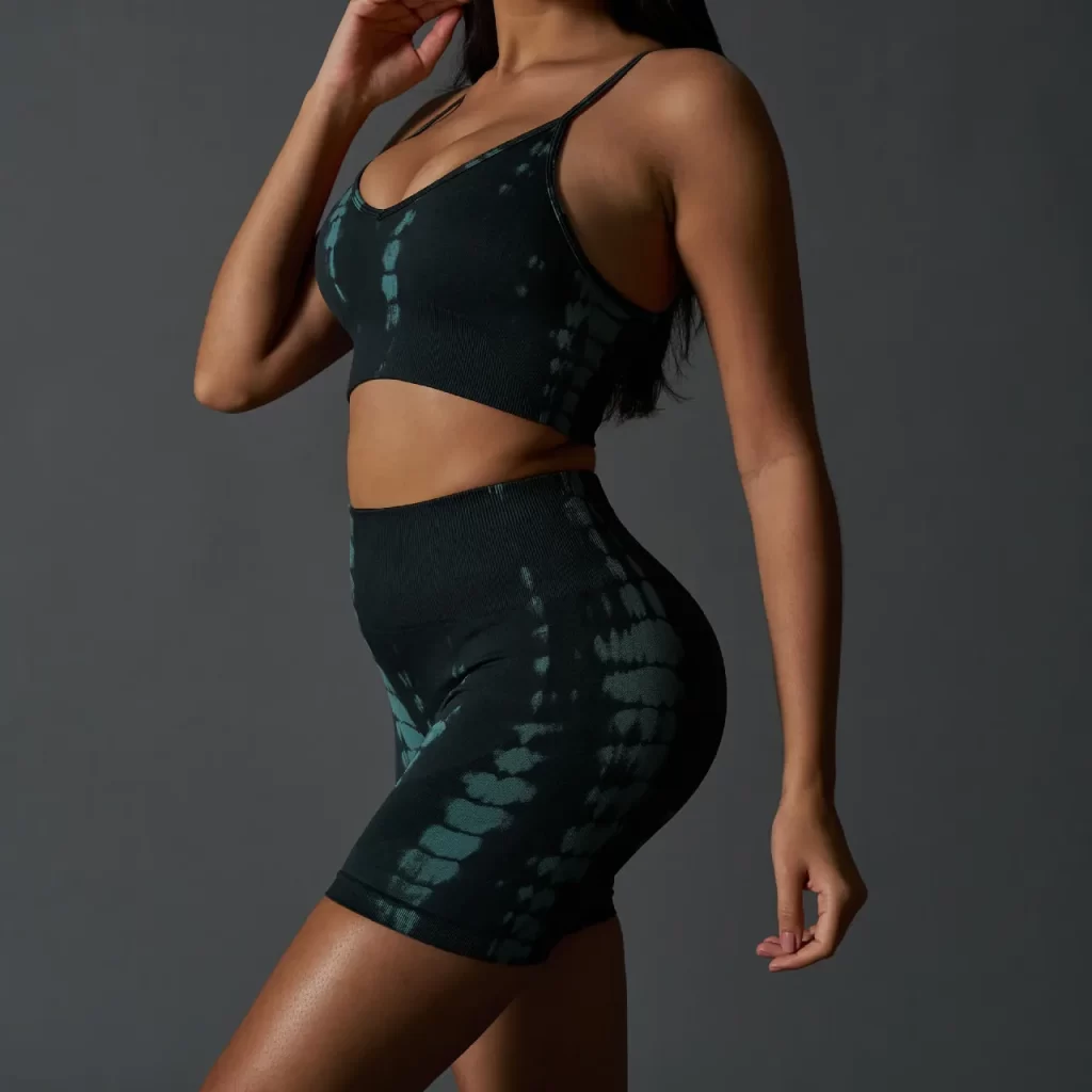 Tie Dye Seamless Women Workout Fitness Set