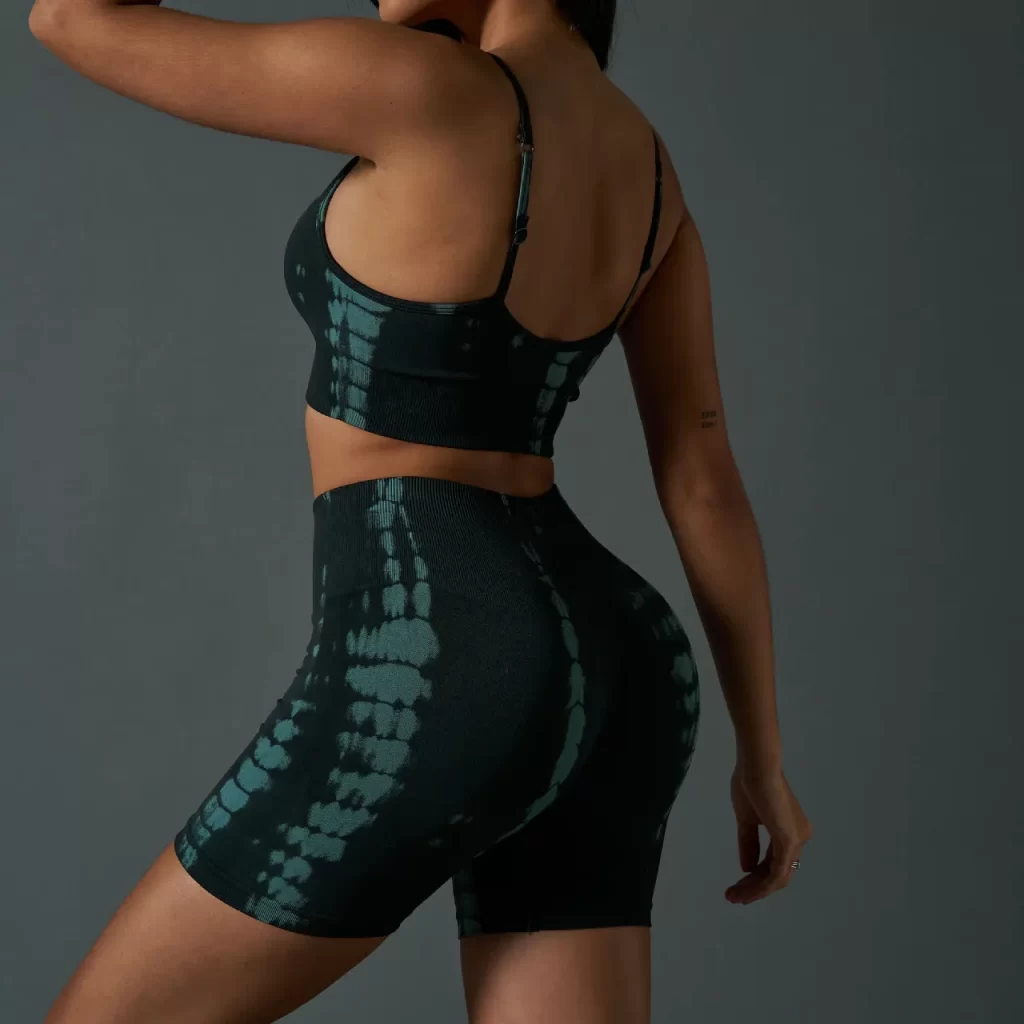 Tie Dye Seamless Women Workout Fitness Set