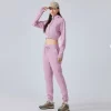 Custom Women's Long Sleeve Shirts Casual Crop Jackets