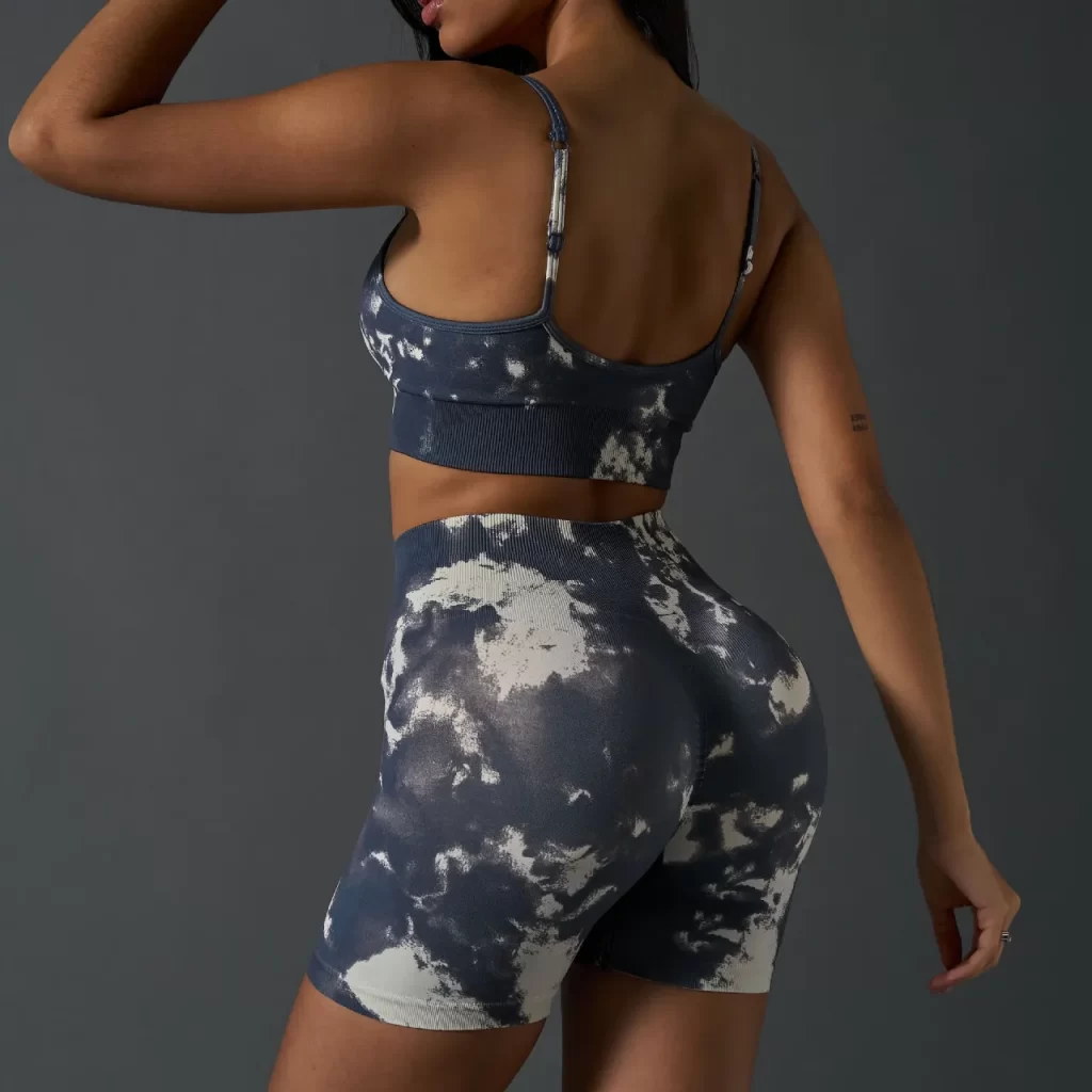 Tie Dye Seamless Women Workout Fitness Set