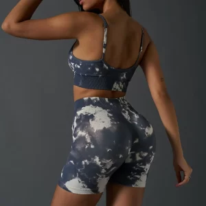 Tie Dye Seamless Women Workout Fitness Set