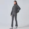 Wholesale Women's Full Zip Up Hoodie Fall Casual Jacket