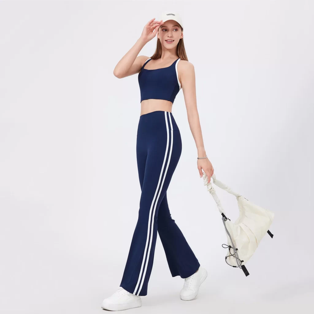 High Waist Yoga Running Butt Lifting Flare Leggings