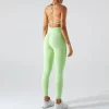 Custom Wholesale Seamless Fitness Bra Leggings Set spark gym athletic wear suppliers