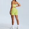 Wholesale Seamless Adjustable Straps Sports Bra cross strap bra custom workout clothes
