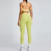 Wholesale Workout Fitness Seamless Adjustable Straps Bra yoga wear suppliers