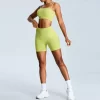 Wholesale Seamless Adjustable Straps Sports Bra cross strap bra custom workout clothes