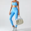 Custom Wholesale Seamless Fitness Bra Leggings Set spark gym athletic wear suppliers