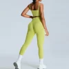Wholesale Seamless Adjustable Straps Sports Bra cross strap bra custom workout clothes