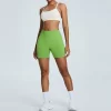 Seamless High Waisted Shorts with Tummy Control