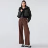 Winter Cropped Puffer Jacket Custom Short Bubble Coat